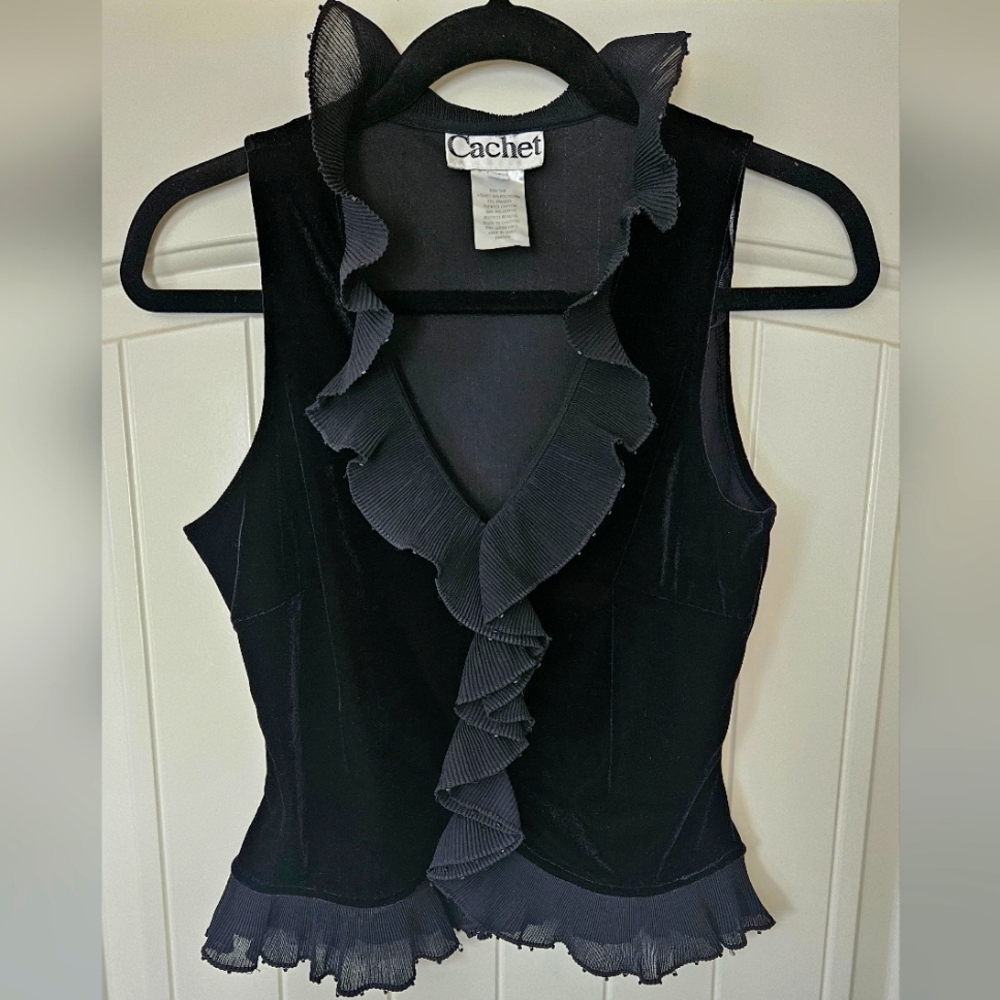 Cache Velvet Blouse